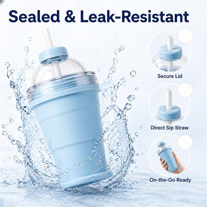 2-In-1 Collapsible Ice Ball Cup
